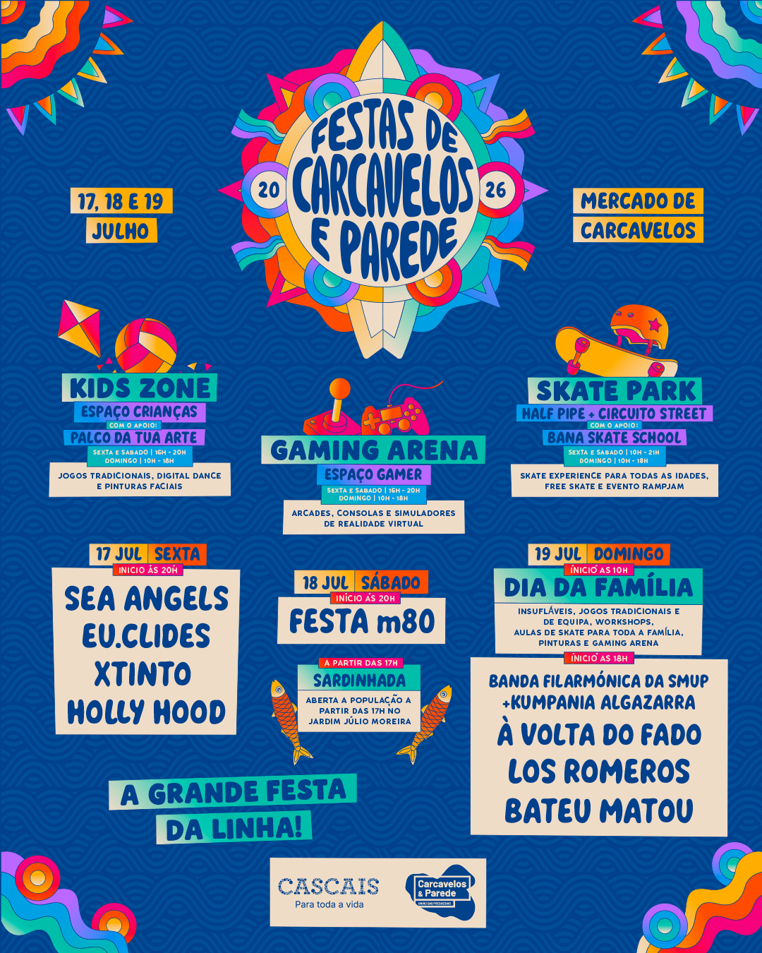Festas de Carcavelos e Parede 2026